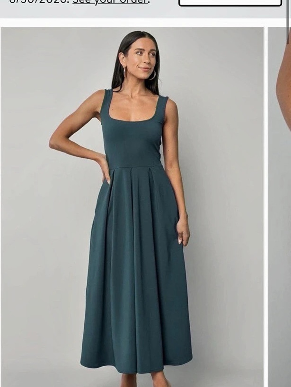 Baltic Born Giavanna Maxi Dress - Dark Green
